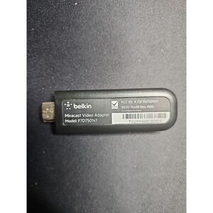 Belkin Miracast Video HDMI Adapter F7D7501v1 Works w Samsung Dex Laptop Mirror